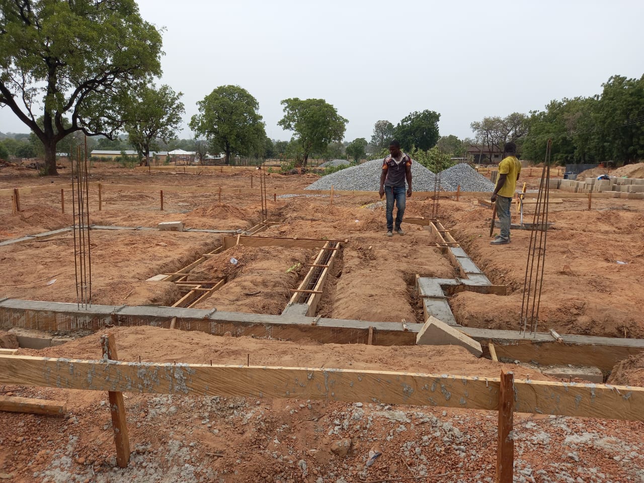 Construction of Priest Home - View 1