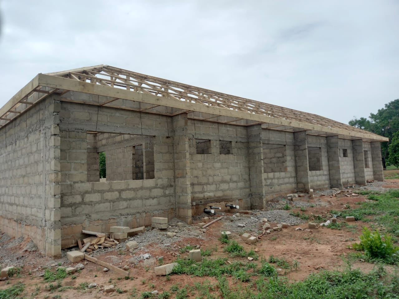 Construction of Priest Home - View 3
